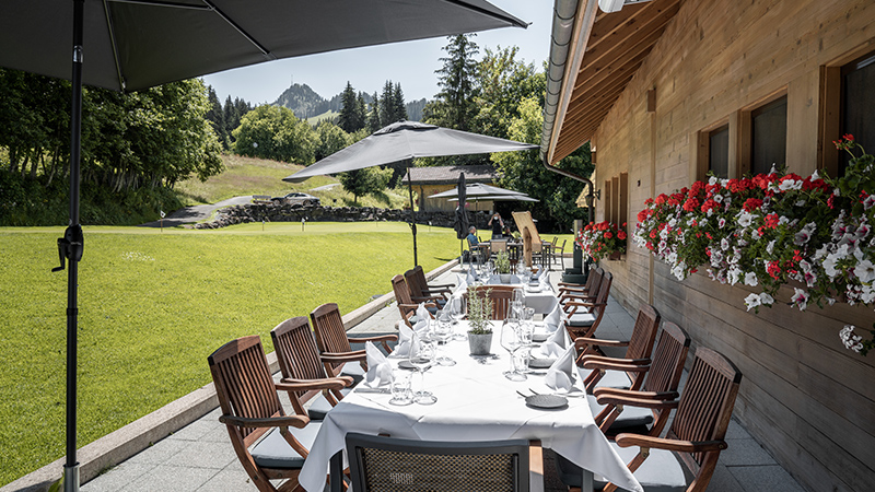 Restaurant Golfclub - Gstaad- Saanenmöser