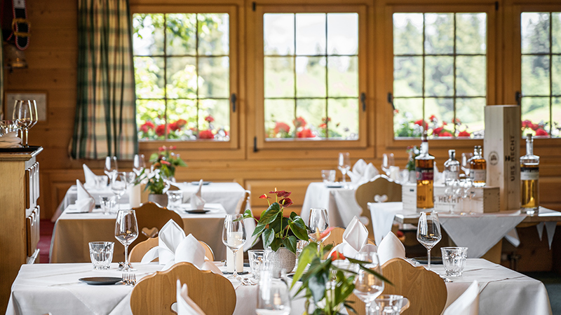 Restaurant Golfclub - Gstaad- Saanenmöser